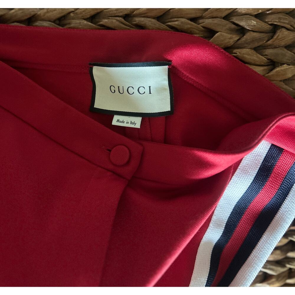 Gucci Sylvie Web Stripe Removable Stirrup Legging Pants, XS - Picture 8 of 10
